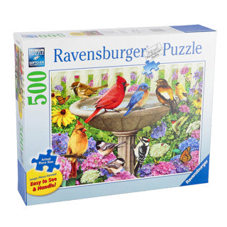 Afbeelding laden in galerijviewer, Ravensburger puzzel bij het vogelbadje - legpuzzel - 500 stukjes
