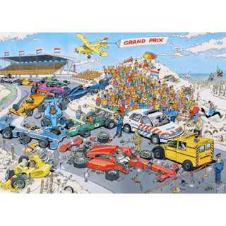 Afbeelding laden in galerijviewer, Jan van Haasteren - legpuzzel Formule 1 De Start 1000 stukjes
