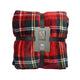 Decoris plaid polyester flanel ruit 150x200cm