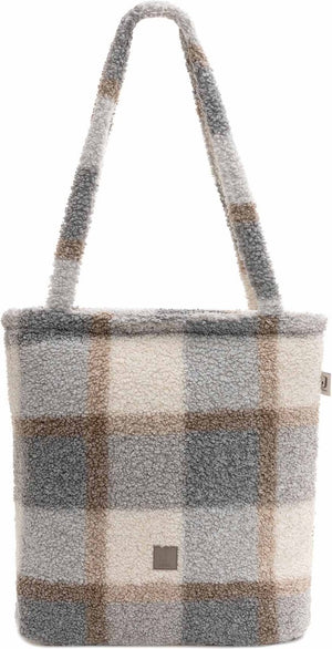 Jollein luiertas shopper check boucle