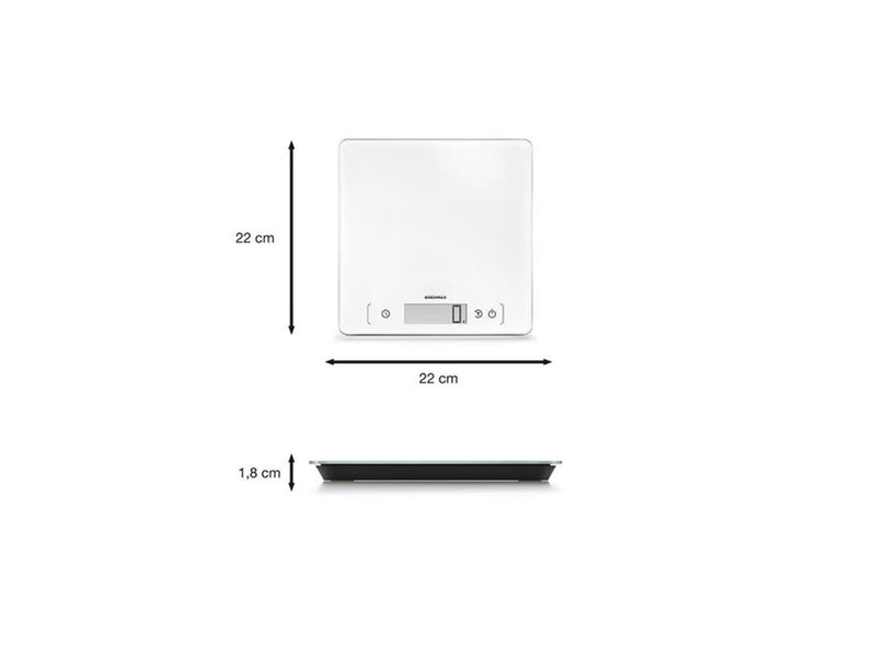 Afbeelding laden in galerijviewer, Soehnle keukenweegschaal page comfort 400 - digitaal - extra groot weegvlak - 1 gram nauwkeurig - tot 10 kg - wit
