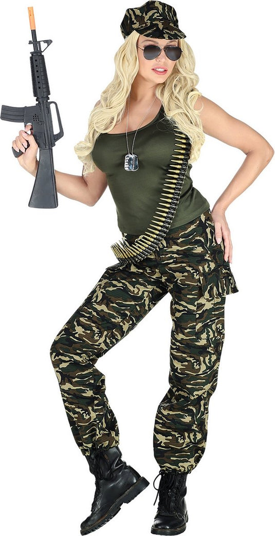Widmann soldaten kostuum dames