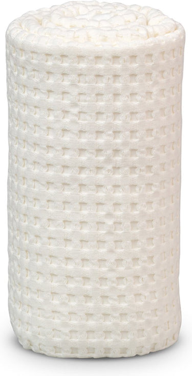 Lulujo - wafel dekentje - 100x80 cm - wit