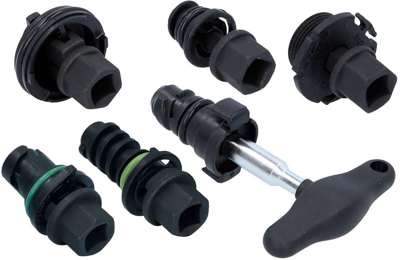 Afbeelding laden in galerijviewer, Ks tools olie service inzetstuk set oil special profile set 6pcs. 3 8

