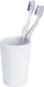 Wenko 1064995 - tandenborstelbeker coni keramiek wit | 4 stuks