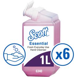 Luxury schuim zeep kleenex 6340 roze 6x1ltr