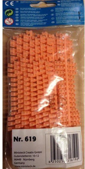 Ministeck - 9 kleurstrips nr 619 vleeskleur