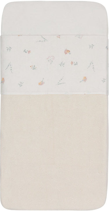 Jollein - baby laken wieg - 75x100cm - babybed - katoen - lovely birds