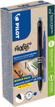 Pilot frixion ball plus roller | medium | blauw | doos van 10 stuks + 10 navullingen