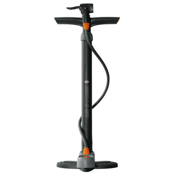Afbeelding laden in galerijviewer, SKS Air-X-Press vloerpomp m drukmeter max. 8 bar 10070
