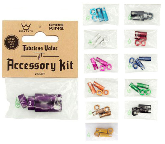 Afbeelding laden in galerijviewer, Peaty's chris king mk2 tubeless valve accessory kit
