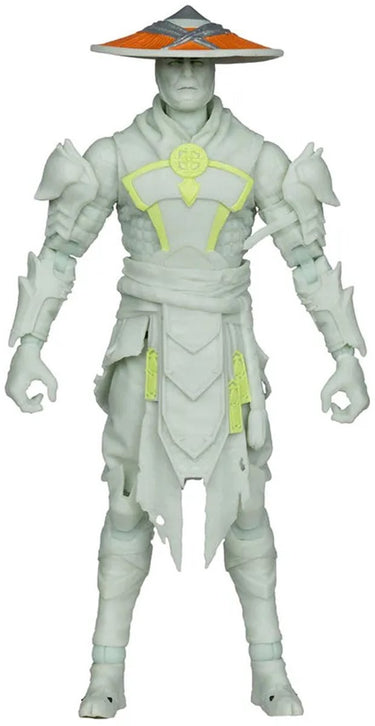 Mcfarlane toys mortal kombat action figure glow in the dark edition raiden (gold label) 18 cm action figuur