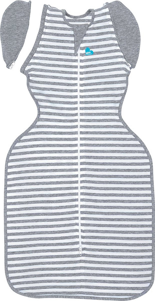 Love to dream ™ babyslaapzak swaddle up™ - inbakeren afbouwen - baby 6-9 maanden - 8.5-11 kg - all season - 1.0 tog - grijs