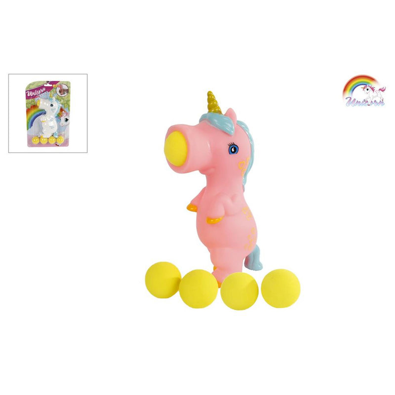 Afbeelding laden in galerijviewer, Unicorn shooter met 5 balletjes 16cm
