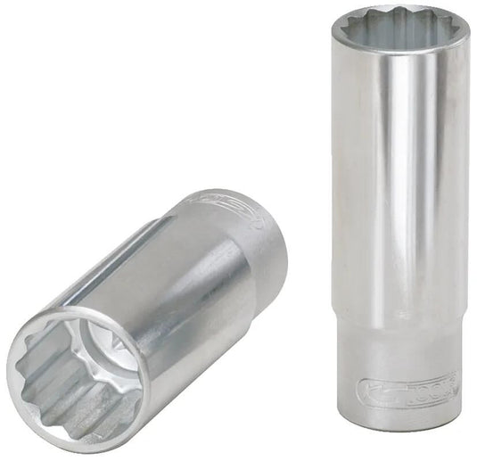 Ks tools dopsleutel socket 1 2 22mm 12-edge long