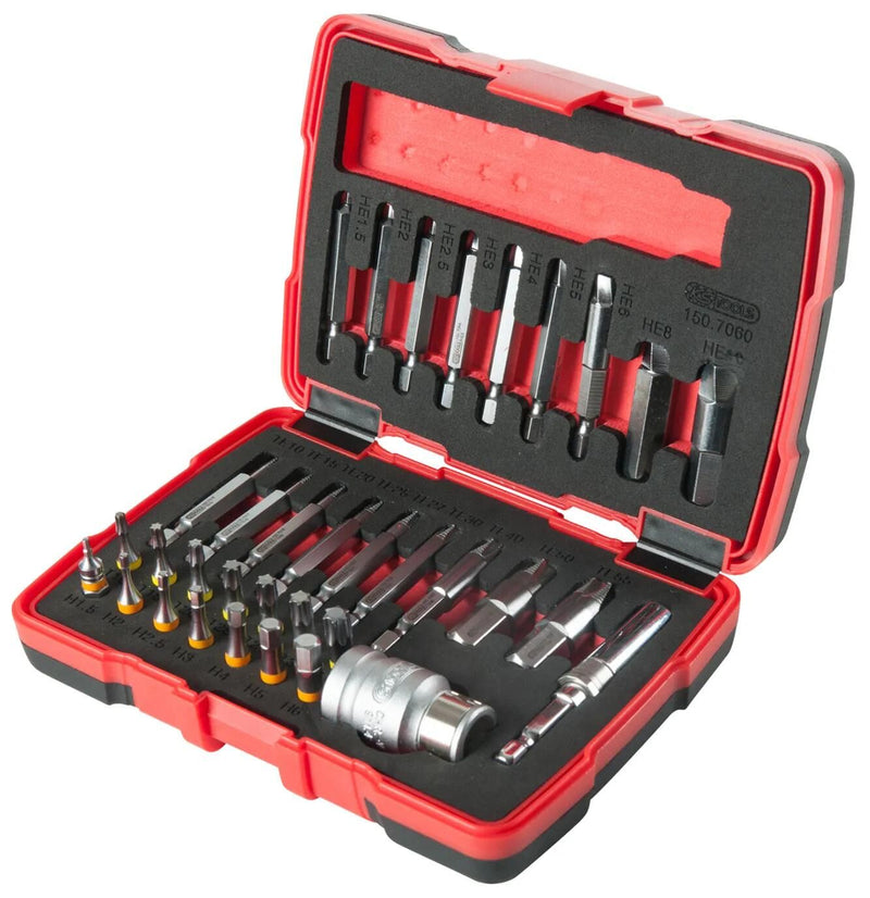 Afbeelding laden in galerijviewer, Ks tools schroefdraad-uitdraaiset screws unscrewing set 34tlg.
