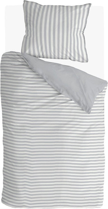 Walra dekbedovertrek soft cozy - 140x220 - 100% katoen (bci) - grijs