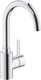 Grohe eurosmart cosmopolitan waterbesparende wastafelkraan - l-size - push-open waste - chroom