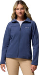 Columbia fast trek ii fleece vest dames volwassenen - sluiting en zakken met rits - outdoorvest - blauw - maat l