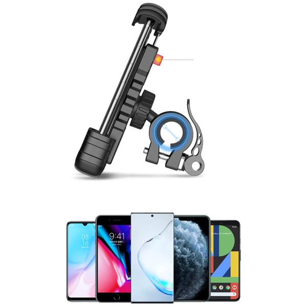 Afbeelding laden in galerijviewer, Lamicall telefoonhouder bm02 4.7 - 6.8 - zwart
