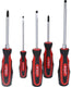 Ks tools schroevendraaier set ergotorqueplus screwdriver set ergotorque+ 5 pcs.