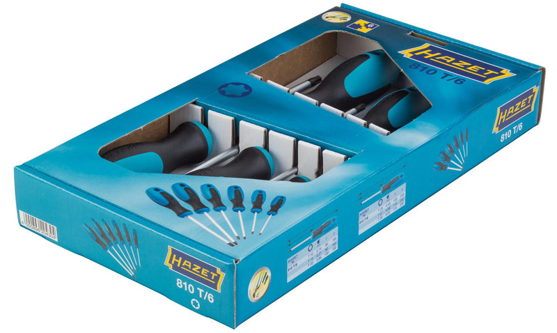 Afbeelding laden in galerijviewer, Hazet schroevendraaier set 810t 6 screwdriver set torx
