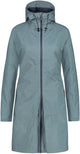 Agu seq - regenjas dames - 2-in-1 poncho - waterdicht - winddicht - ademend - blauw - xs