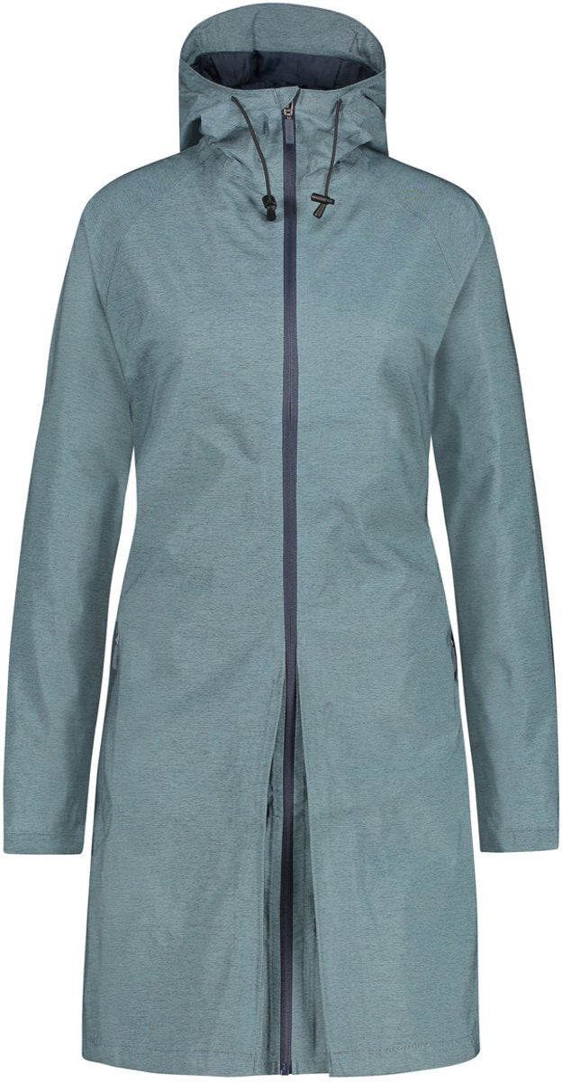 Afbeelding laden in galerijviewer, Puch seq regenjas dames steel blauw
