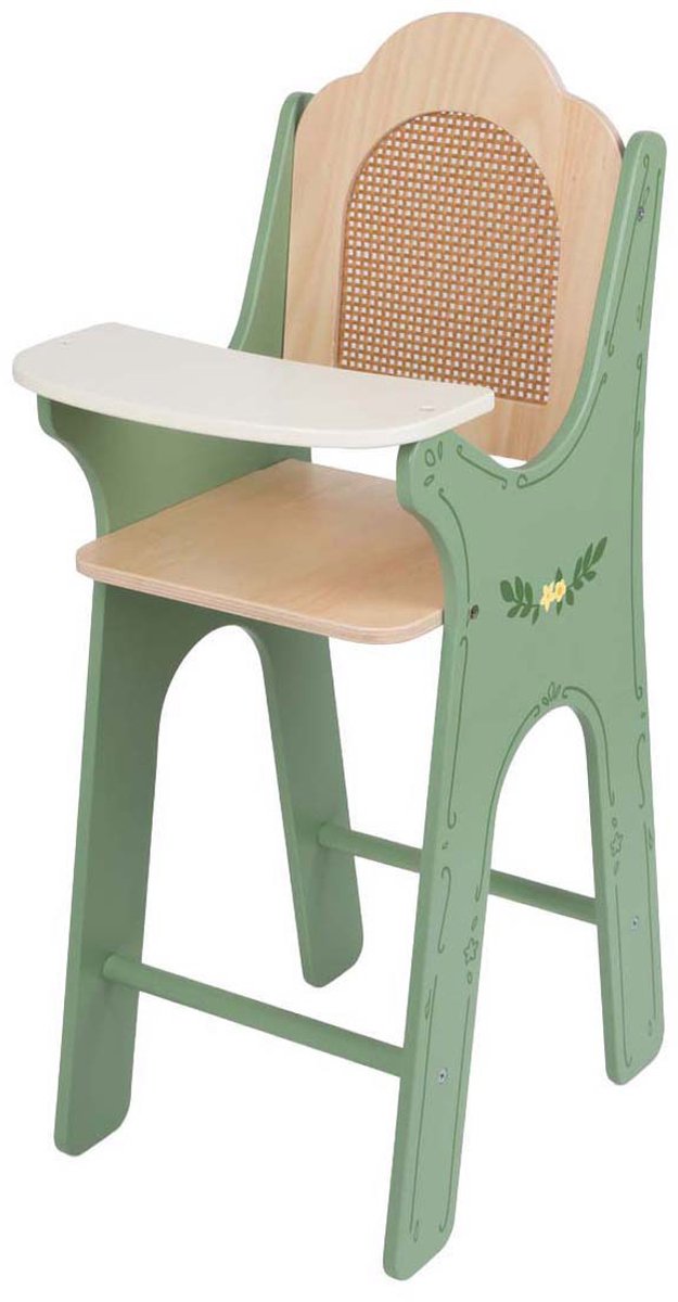 Afbeelding laden in galerijviewer, Classic world vintage houten babystoel
