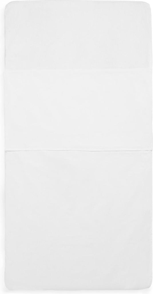 Jollein - baby hoeslaken ledikant (wit) - katoen - zaklaken voor rustbedje, hoeslaken baby - 60x120cm