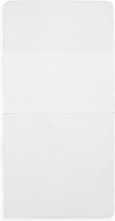 Jollein - baby hoeslaken ledikant (wit) - katoen - zaklaken voor rustbedje, hoeslaken baby - 60x120cm