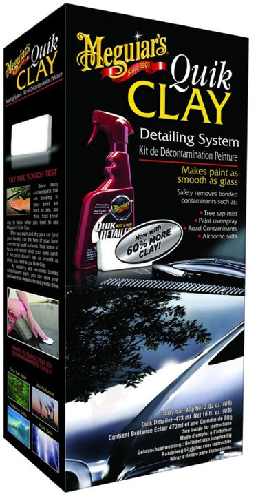 Meguiar's quik clay starter kit - autolak reinigen - boomhars verwijderen auto