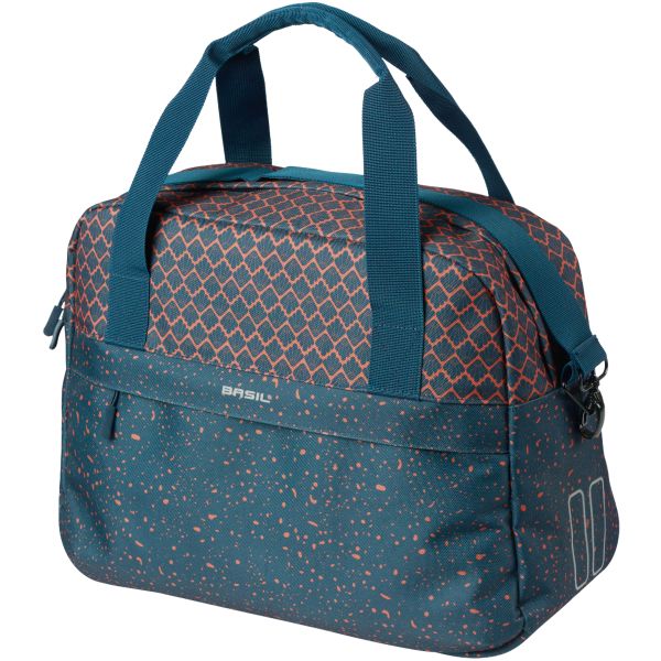 Afbeelding laden in galerijviewer, Basil fietsschoudertas flair hook-on systeem navyblauw 18l
