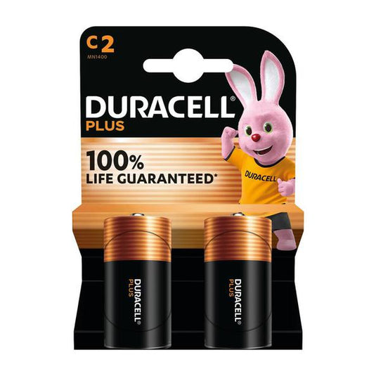 Duracell plus 100% c 10×2 (lr14)