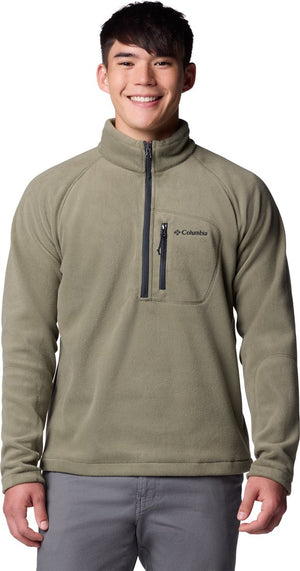 Columbia fast trek™ iii half zip fleece men's outdoortrui - stone green, shark - maat xxl
