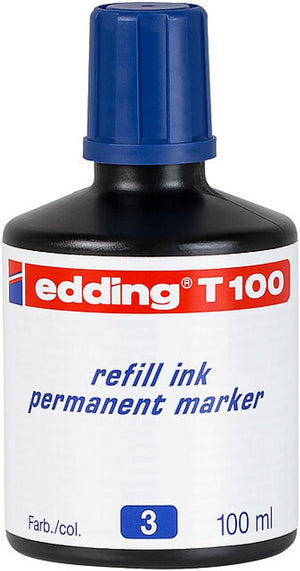 Edding t-100 inktcartridge 1 stuk(s) origineel blauw