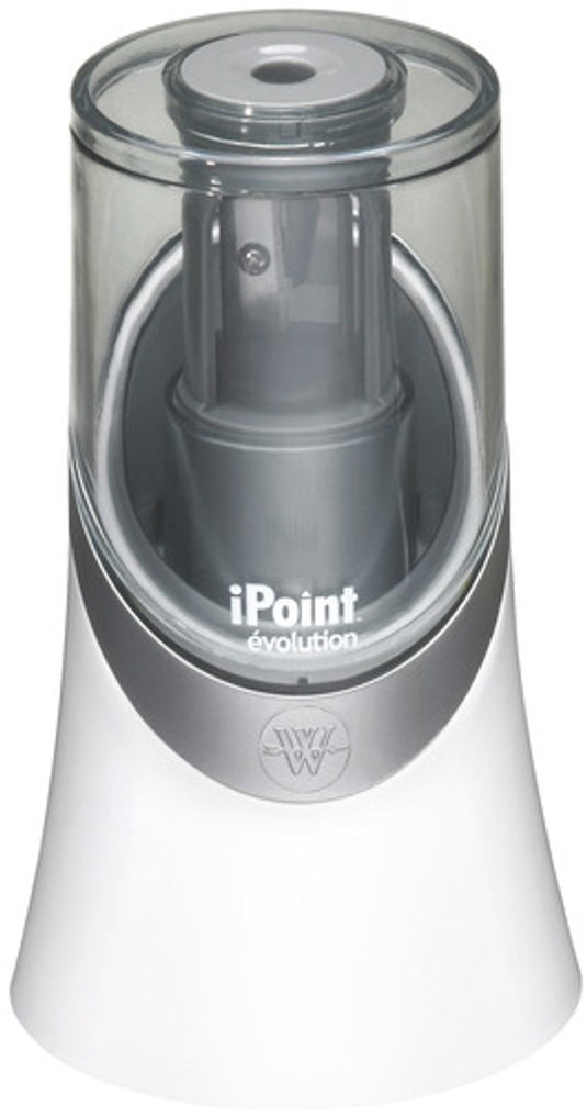 Westcott puntenslijper - ipoint evolution - elektrisch - exclusief batterijen - wit - ac-e55031