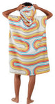 Pack towl handdoek poncho - l xl - retro curve