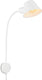 Briloner bedlamp wandlamp draaibare leeslamp excl. 1xe27 10w wit slaapkamer