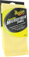 Meguiar's supreme shine microfiber - auto schoonmaakdoek - 16x32 cm - polyester - geel