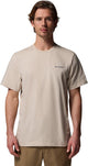 Columbia csc™ outdoor back graphic tee heren outdoorshirt - dark stone, sunscape