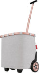 Reisenthel carrycruiser boodschappentrolley - 40l - frame twist sky rose grijs