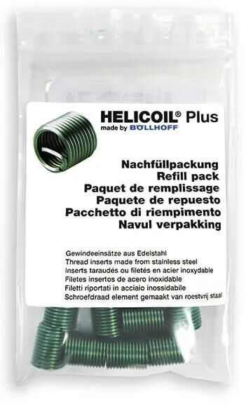 Böllhoff schroefdraad inzetstuk helicoil plus refill pack helicoil m8 x 1.25 12.00mm