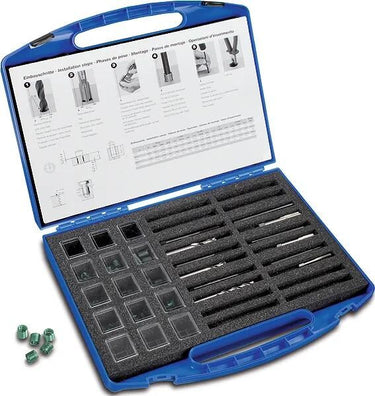 Böllhoff gewindereparatursortiment helicoil plus helicoil-plus rep-sort. 132-tlg. m6-m10