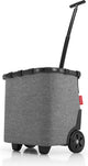 Reisenthel carrycruiser boodschappentrolley - polyester - 40l - twist silver grijs