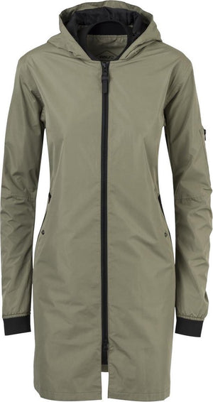 Agu long bomber - dames regenjas - bomberjas - pistachio - s - waterdicht poray 5000 - ademend - neopreen manchetten