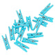Globos miniknijpers pakje a 24 stuks blauw