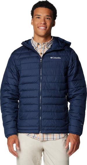 Columbia powder lite™ ii hooded jacket men's outdoorjas - collegiate navy - maat l