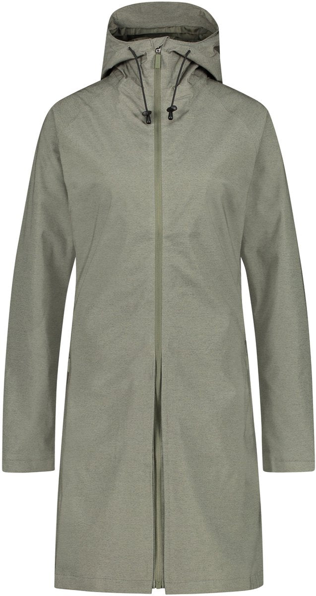 Afbeelding laden in galerijviewer, Puch seq regenjas dames olive groen
