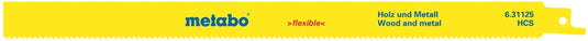 Metabo accessoires metabo reciprozaagblad classic pk. saebelsaegeblaetter 2pcs. metabo